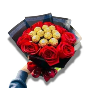 valentine-red-rose-ferrero-treat