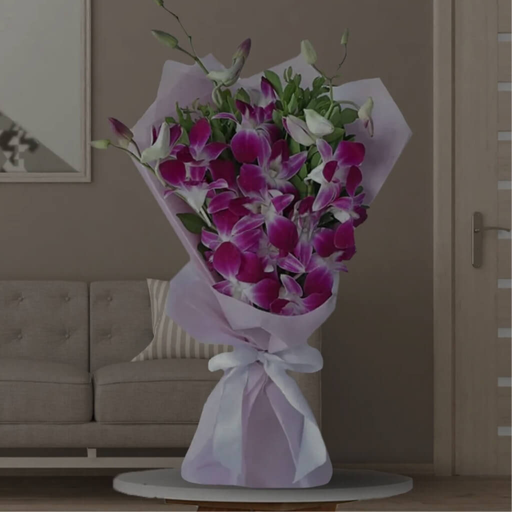 orchid bouquet background