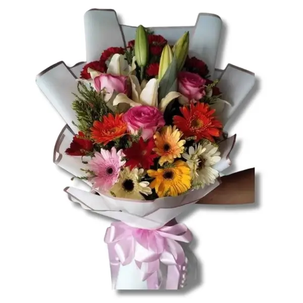 Gerbera Rose Lily Combo