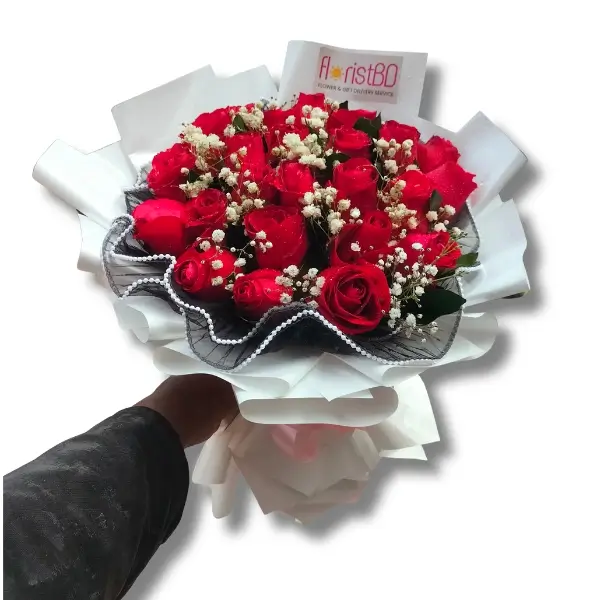 Scarlet Romance Rose Bouquet	